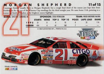 1996 Ultra Boxed Set #11 Morgan Shepherd Back
