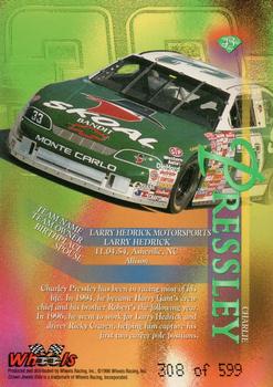 1996 Wheels Crown Jewels Elite - Emerald #43 Charlie Pressley Back