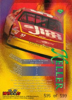 1996 Wheels Crown Jewels Elite - Emerald #72 Jason Keller Back