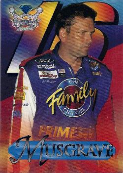 1996 Wheels Crown Jewels Elite - Topaz (Retail, Blue) #11 Ted Musgrave Front