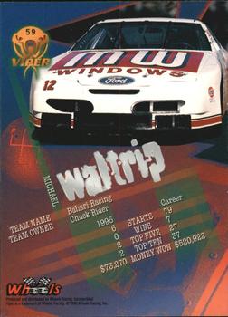 1996 Wheels Viper - First Strike #59 Michael Waltrip Back