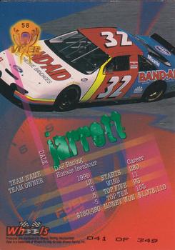 1996 Wheels Viper - Green Mamba #58 Dale Jarrett Back