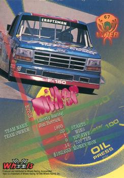 1996 Wheels Viper - Red Cobra #67 Butch Miller Back