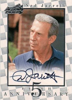 1997 Action Packed - Fifth Anniversary Autographs #FA4 Ned Jarrett Front