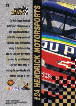 1997 Action Packed - First Impressions #29 Jeff Gordon's Car Back
