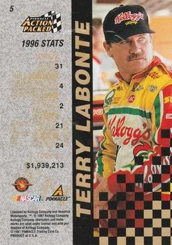1997 Action Packed - First Impressions #5 Terry Labonte Back