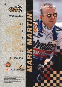 1997 Action Packed - First Impressions #6 Mark Martin Back