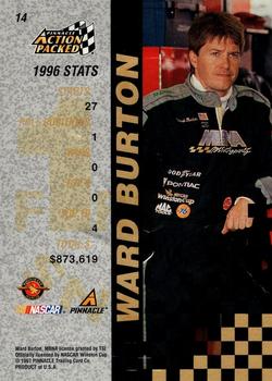 1997 Action Packed - First Impressions #14 Ward Burton Back