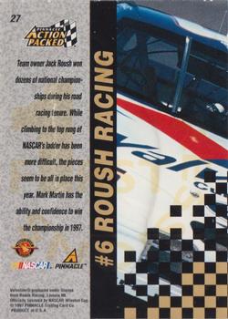 1997 Action Packed - First Impressions #27 Mark Martin's Car Back