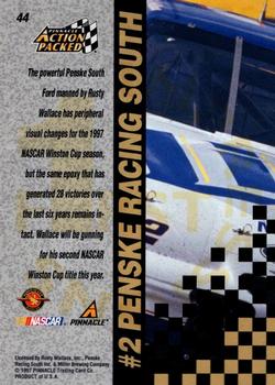 1997 Action Packed - First Impressions #44 Rusty Wallace's Car Back