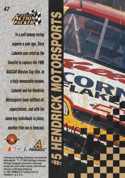 1997 Action Packed - First Impressions #47 Terry Labonte's Car Back
