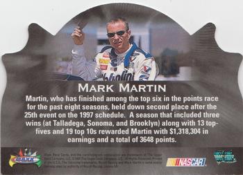 1997 Maxx - Chase the Champion Gold Die Cuts #NNO Mark Martin Back