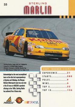 1997 Pinnacle - Artist Proofs #33 Sterling Marlin's Car Back