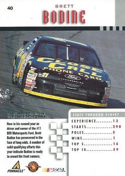 1997 Pinnacle - Artist Proofs #40 Brett Bodine's Car Back