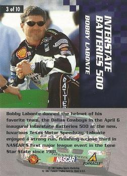 1997 Pinnacle - Bobby Labonte Helmets #3 Bobby Labonte Back