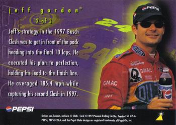 1997 Pinnacle Pepsi Jeff Gordon #2 Jeff Gordon's Car Back