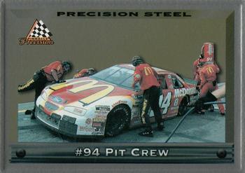 1997 Pinnacle Precision #49 Bill Elliott Pit Action Front