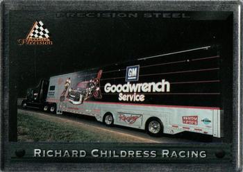 1997 Pinnacle Precision - Silver #12 Dale Earnhardt's Transporter Front