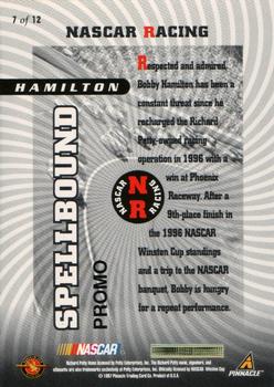 1997 Pinnacle - Spellbound Promos #7 Bobby Hamilton Back