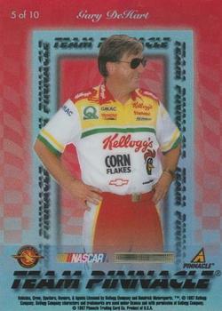 1997 Pinnacle - Team Pinnacle Red #5 Terry Labonte / Gary DeHart Back