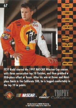 1997 Pinnacle - Trophy Collection #67 Ricky Rudd Back