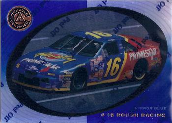 1997 Pinnacle Certified - Mirror Blue #43 Ted Musgrave's Car Front