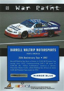1997 Pinnacle Certified - Mirror Blue #69 Darrell Waltrip's Car Back