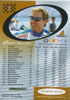 1997 Pinnacle Certified - Mirror Gold #2 Rusty Wallace Back