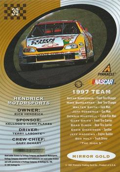 1997 Pinnacle Certified - Mirror Gold #39 Terry Labonte's Car Back