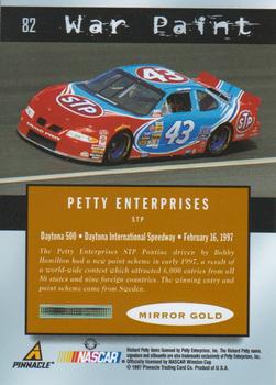 1997 Pinnacle Certified - Mirror Gold #82 Bobby Hamilton's Car Back