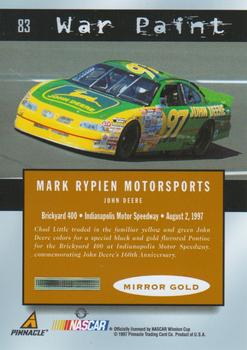 1997 Pinnacle Certified - Mirror Gold #83 Chad Little's Car Back