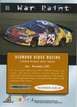 1997 Pinnacle Certified - Mirror Gold #85 Jeff Green's Car Back