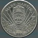 1997 Pinnacle Mint Collection - Coins: Nickel Silver #05 Mark Martin Front