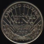 1997 Pinnacle Mint Collection - Coins: Nickel Silver #17 Bill Elliott Back