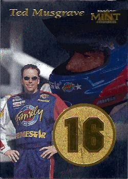 1997 Pinnacle Mint Collection - Gold #15 Ted Musgrave Front