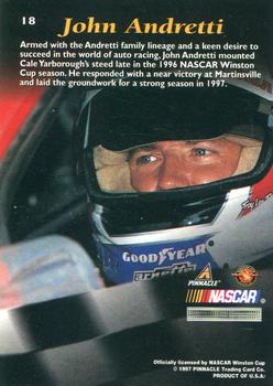 1997 Pinnacle Mint Collection - Silver #18 John Andretti Back