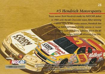 1997 Pinnacle Mint Collection - Silver #25 Terry Labonte's Car Back