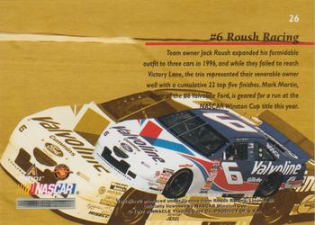 1997 Pinnacle Mint Collection - Silver #26 Mark Martin's Car Back