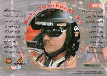 1997 Pinnacle Racer's Choice - High Octane Glow in the Dark #HO 2 Dale Earnhardt Back