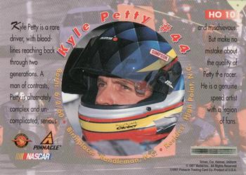 1997 Pinnacle Racer's Choice - High Octane Glow in the Dark #HO 10 Kyle Petty Back