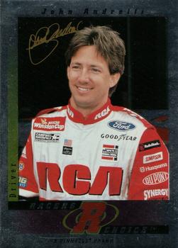 1997 Pinnacle Racer's Choice - Showcase Series #19 John Andretti Front