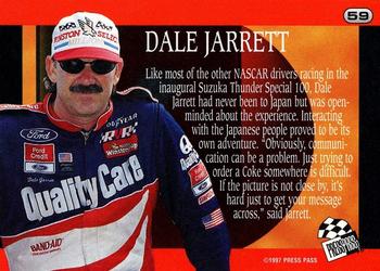 1997 Press Pass - Lasers #59 Dale Jarrett's Car Back