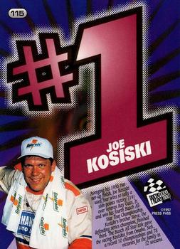 1997 Press Pass - Lasers #115 Joe Kosiski Back