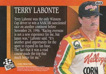 1997 Press Pass - Torquers #60 Terry Labonte's Car Back