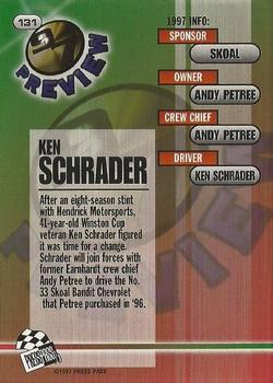 1997 Press Pass - Torquers #131 Ken Schrader Back