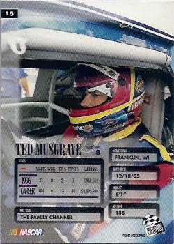 1997 Press Pass Premium - Emerald Proofs #15 Ted Musgrave Back