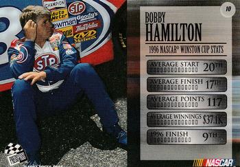 1997 Press Pass VIP - Explosive #10 Bobby Hamilton Back