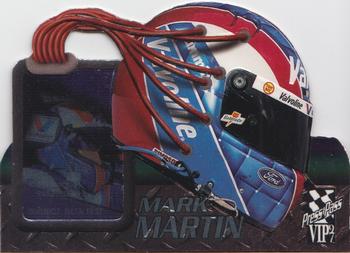 1997 Press Pass VIP - Head Gear Die Cuts #HG 5 Mark Martin Front