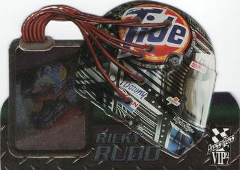 1997 Press Pass VIP - Head Gear Die Cuts #HG 7 Ricky Rudd Front