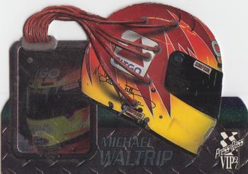 1997 Press Pass VIP - Head Gear Die Cuts #HG 9 Michael Waltrip Front